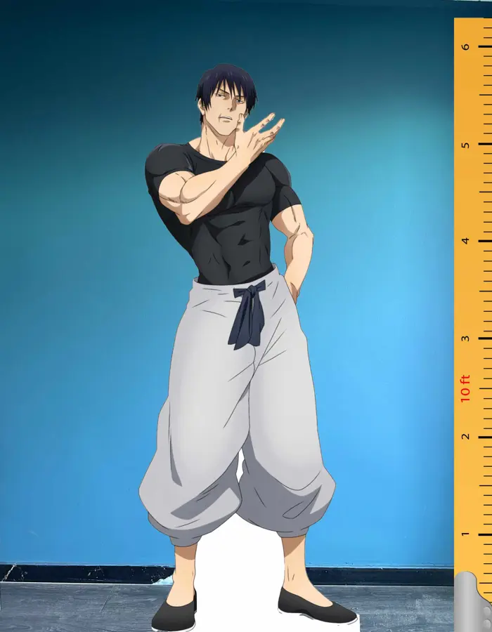 Toji Fushiguro Life-size Cardboard Cutout Figure – Toji Anime Figure Cutout Model⚔️