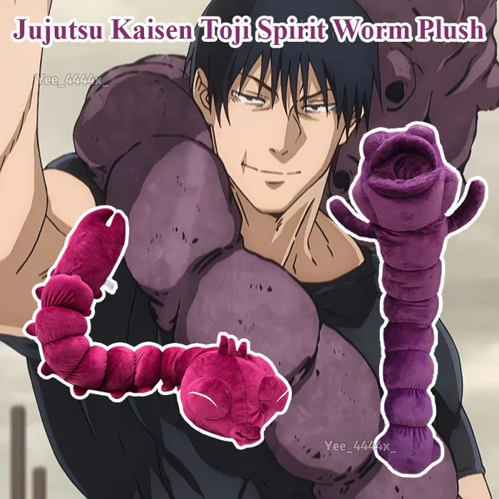 Jujutsu Kaisen Toji Fushiguro Cursed Spirit Worm Đồ chơi sang trọng Fushiguro Toji Cursed Spirit Worm Plush Gối antilkvn