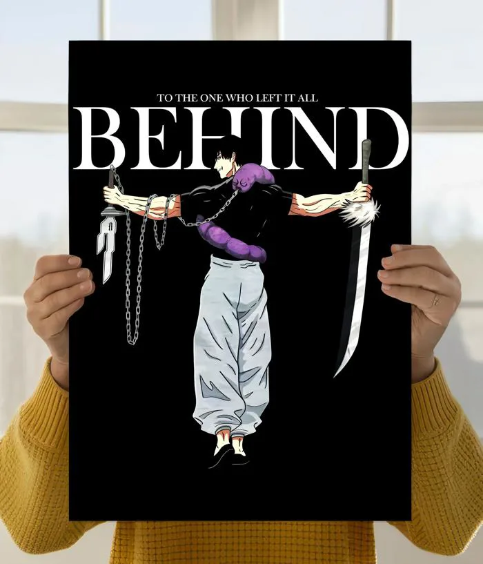 Toji Fushiguro - Left It All Behind Poster – Jujutsu Kaisen | Everanta