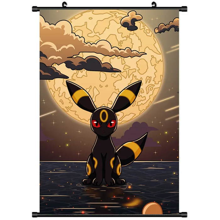 Board Card Game Pokemon Umbreon HD Scroll Poster Wall Art Picture Decor 226063 | eBay