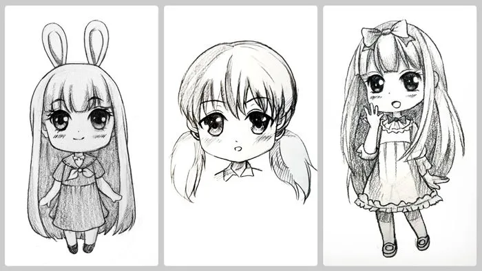 HOW TO DRAW CHIBI! Simple Chibi drawing tutorial! Cách vẽ Anime chibi đơn giản dễ vẽ | Phần 1