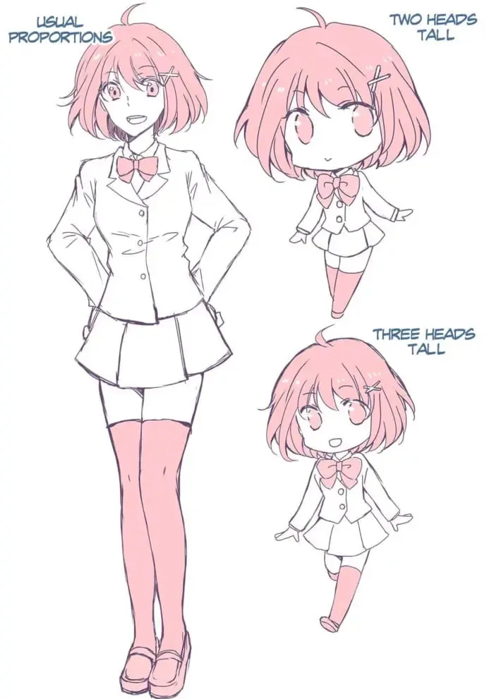 8 bước vẽ chibi đơn giản 8 bước vẽ chibi đơn giản