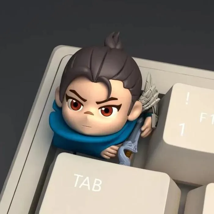 League of Legends: Chibi Version Serious Yasuo Keycap