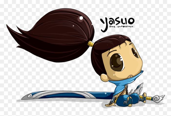 Yasuo The Unforgiven By Veruulovesatl D6ygl95 - League Of Legends Chibi Yasuo, HD Png Download - vhv
