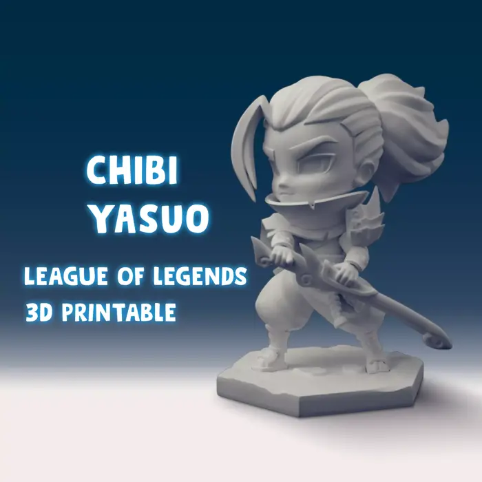 CHIBI YASUO league of legends 3D model 3D printable | CGTrader