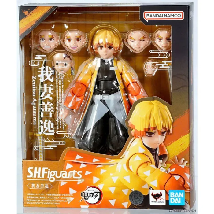 Mô hình SHF Zenitsu Agatsuma Demon Slayer Kimetsu no Yaiba Chính Hãng BANDAI