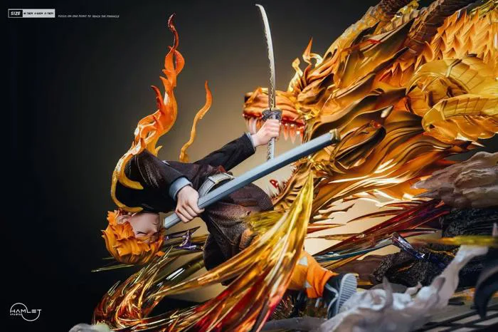 Demon Slayer - Flaming Thunder God Zenitsu Agatsuma | 1:5 Resin Statue – HandsomeCake Goodies