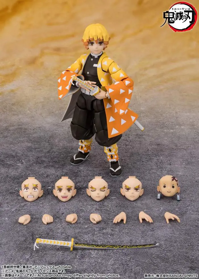 S.H.Figuarts Zenitsu Agatsuma Action Figure (Demon Slayer) by Tamashii Nations