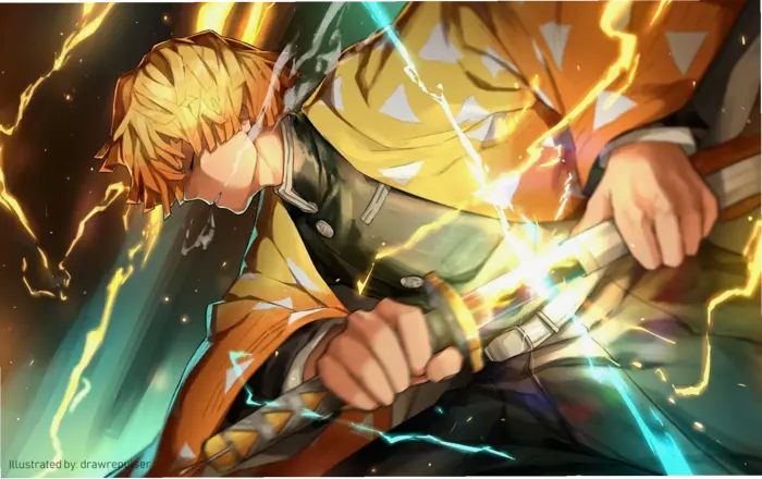 Zenitsu Agatsuma: Hành Trình Trưởng Thành Của Anh Chàng Sét Trong Anime Kimetsu no Yaiba