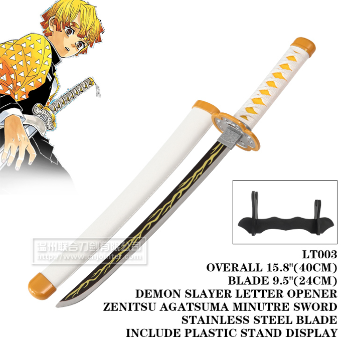 Mở thư Demon Slayer Kiếm Nhỏ Zenitsu Agatsuma - 2026 Kiếm nghệ thuật trực tuyến, mở thư price | Made-in-china.com