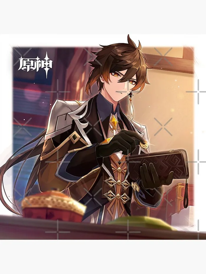 Genshin Impact - Zhongli Official Birthday Artwork 2023