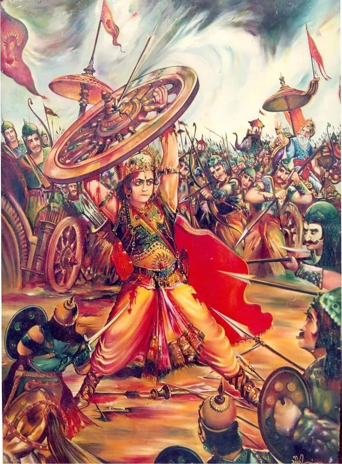 Abhimanyu, con trai của Arjuna và Subhadra, có thực sự chỉ mới 15-16 tuổi  trong cuộc chiến Kurukshetra không? : r/mahabharata