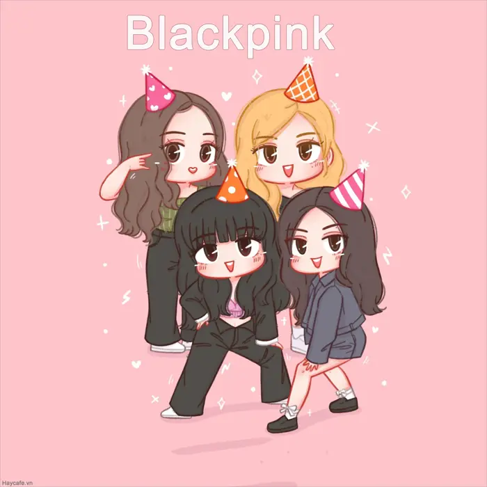 45 ảnh ảnh Blackpink Chibi siêu đẹp, cute hơn cả hột me
