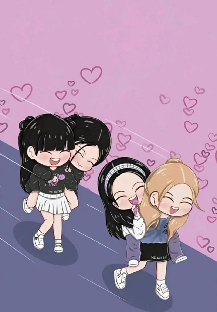 Mê mẩn trước bộ ảnh Blackpink cute chibi đầy màu sắc
