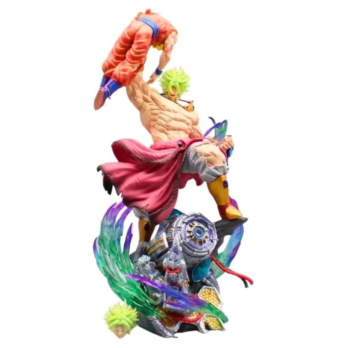 Mô hình chiến binh Ngọc rồng - Broly đấm Goku