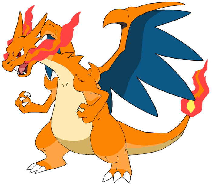 Mega Charizard X với màu của Charizard. (Không biết nên dùng flair Ảnh hay  Nghệ thuật) : r/pokemon
