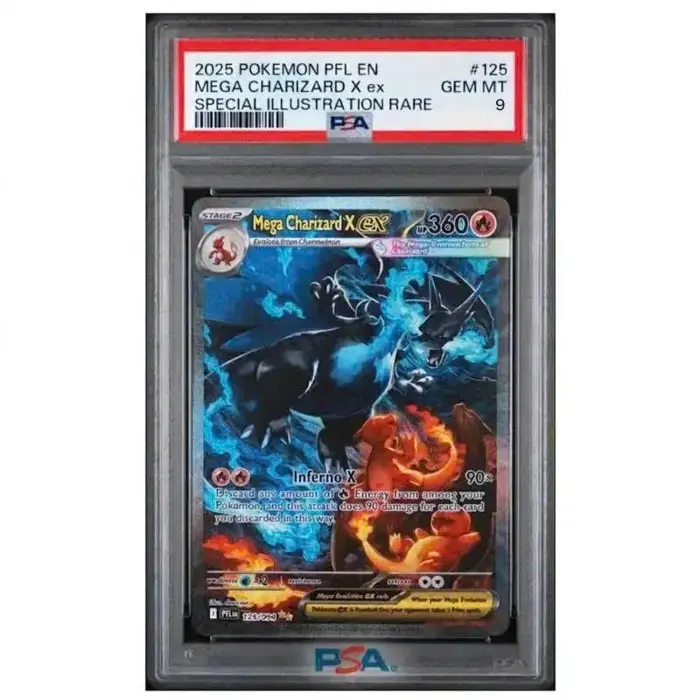 TCG Pokemon – Mega Charizard X Ex 125 (Sir – Phantasmal Flames) - PSA 9 -  HALOSHOP