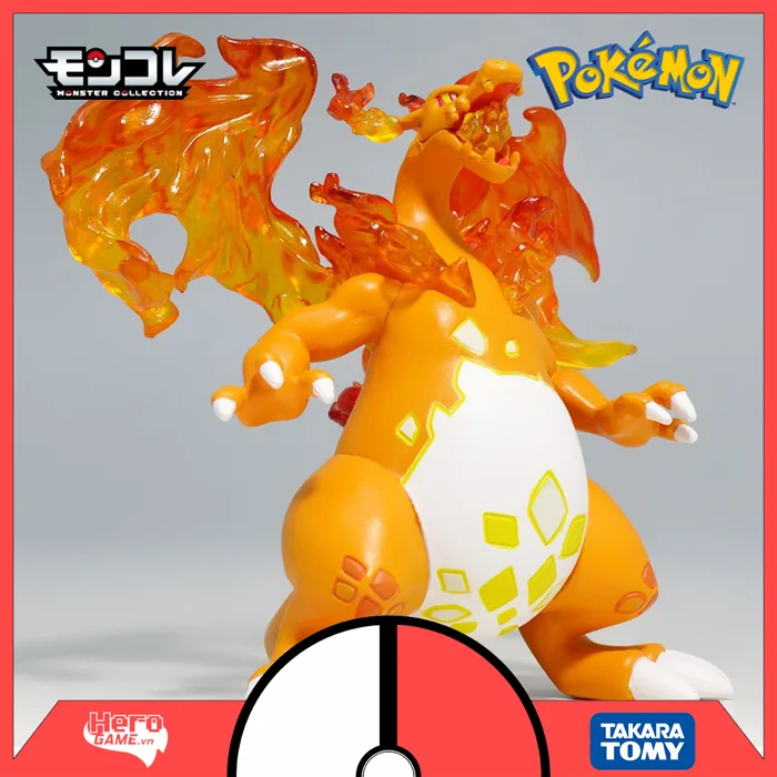 Mô hình Pokemon Gigantamax Charizard - Takara Tomy PTM001