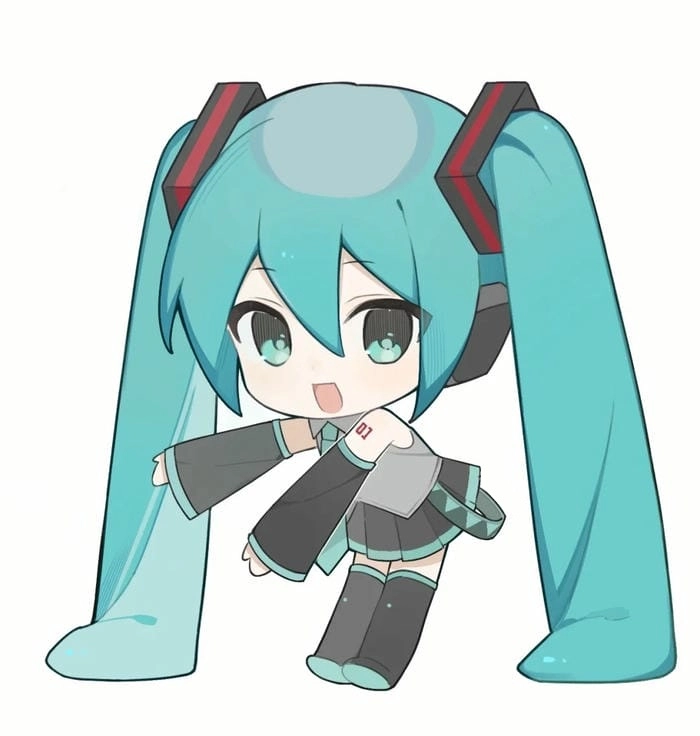 Bộ sưu tập ảnh chibi Miku cute chất lượng cao miễn phí