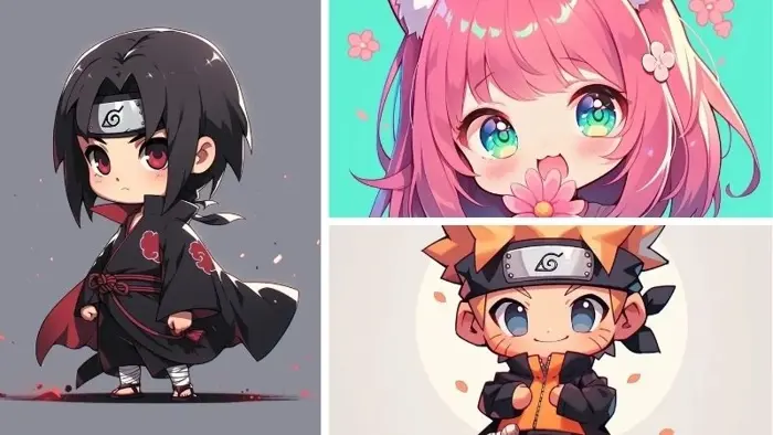 Chiêm ngưỡng bộ hình ảnh anime chibi cute siêu dễ thương