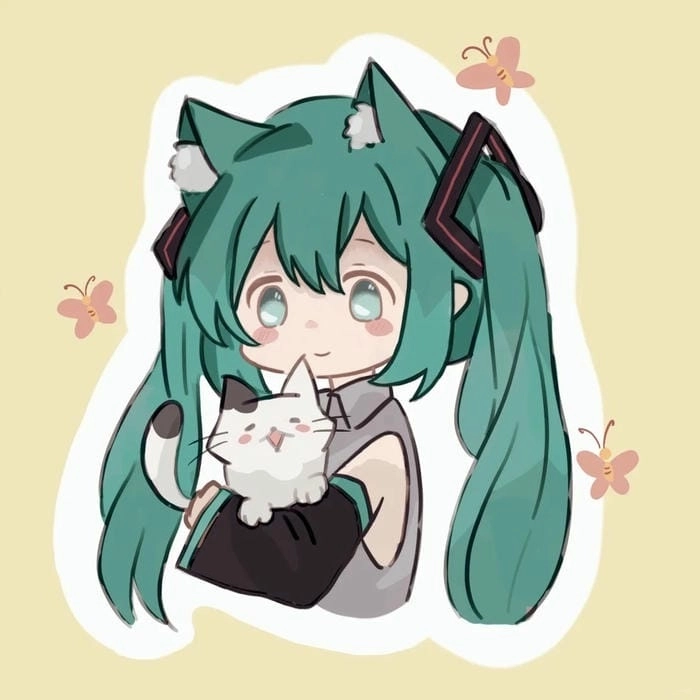 Bộ sưu tập ảnh chibi Miku cute chất lượng cao miễn phí