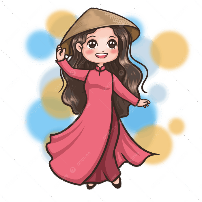 Hình ảnh Cô Gái Việt Nam Dễ Thương Chibi Kawaii PNG , Clipart Dễ Thương, Clipart Cô Gái, Dễ Thương PNG miễn phí tải tập tin PSDComment và Vector