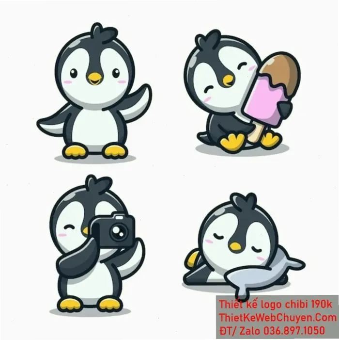 Khám phá Thế giới Chim Cánh Cụt Chibi Đáng Yêu Nhất 2026