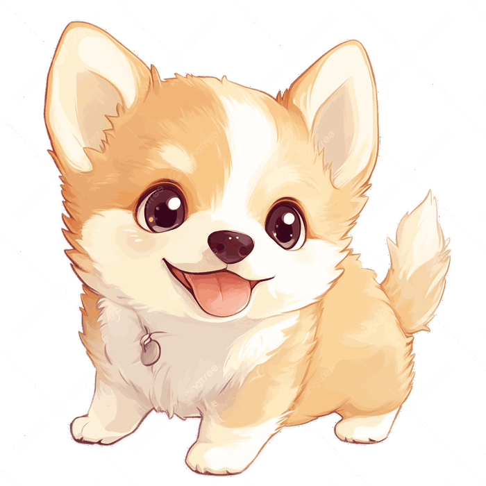 Hình ảnh Một Chú Chó Con Nhỏ Trong Bức Vẽ Anime Theo Phong Cách Chibi PNG ,  Chó, Xinh đẹp, Trong Suốt PNG trong suốt và Vector để tải xuống miễn phí
