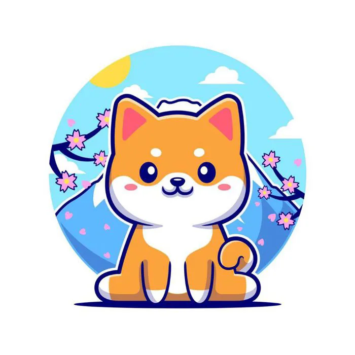 Top 10+ mẫu sticker chó Shiba vector đẹp, cute, chất, ngầu