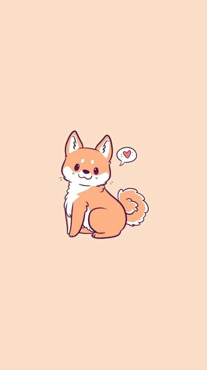 Hình ảnh chó cute chibi tuyệt đẹp - Ảnh chibi động vật