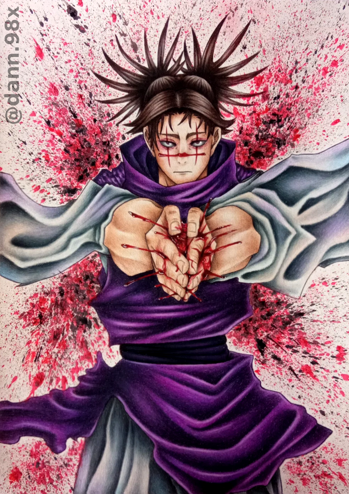 Choso (bản vẽ dựa trên một khung truyện tranh) ig: dann.98x :  r/JuJutsuKaisen