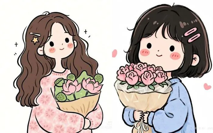 Top 42+ hình vẽ cute đáng yêu con gái đơn giản đầy sáng tạo