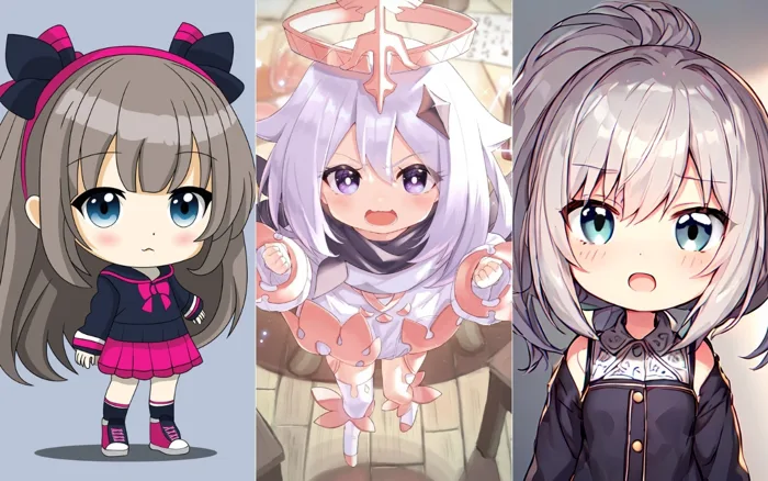 Tải xuống 100+ hình nền cô gái chibi siêu dễ thương chất lượng 4K