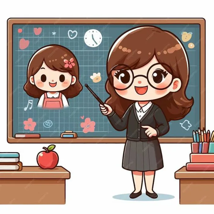 Xem ngay bộ hình ảnh cô giáo chibi cute phù hợp làm avatar