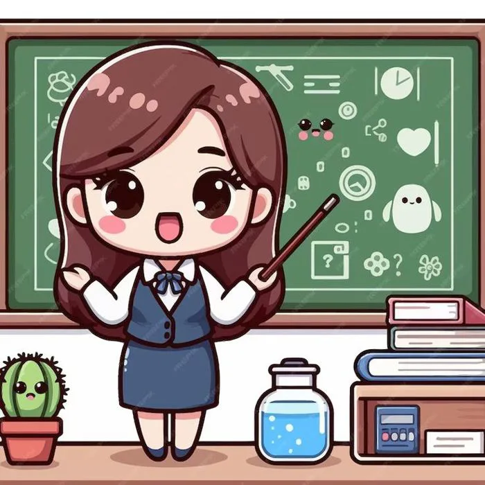 Xem ngay bộ hình ảnh cô giáo chibi cute phù hợp làm avatar