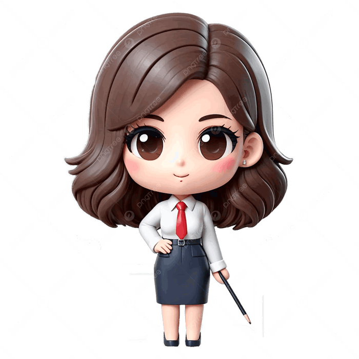 Hình ảnh Giáo Viên Chibi 3d Trong Suốt PNG , Nhân Công, Tạ ơn, Vui Mừng PNG trong suốt và Vector để tải xuống miễn phí
