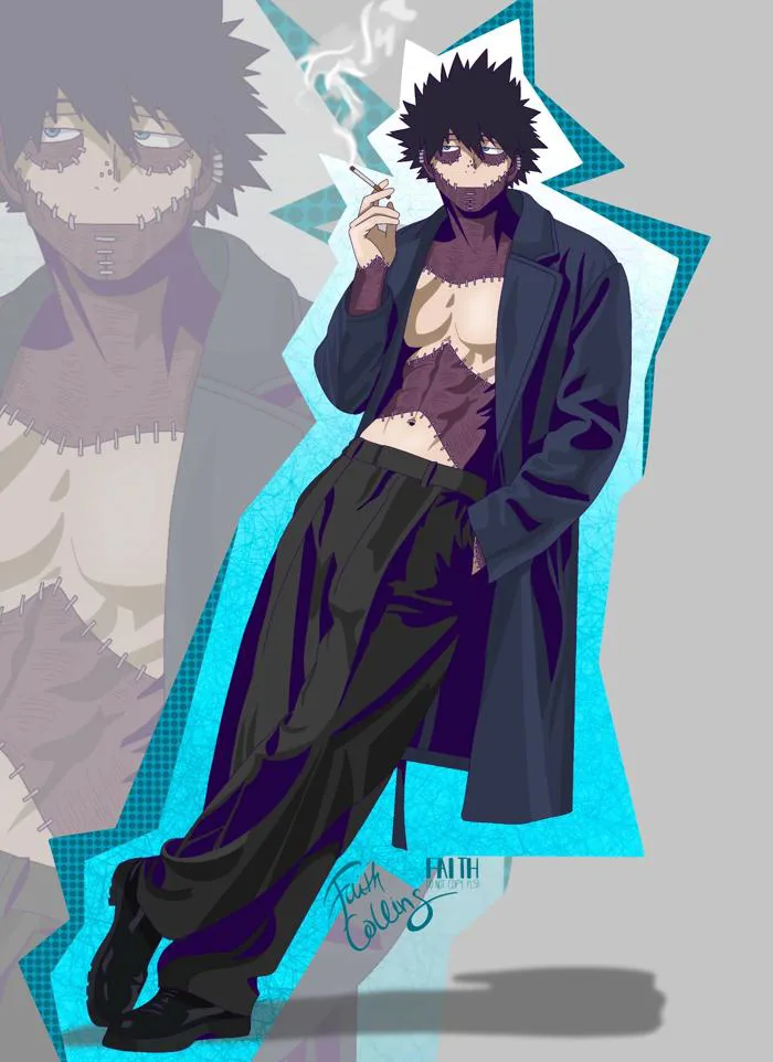 lâu rồi mới vẽ Dabi lần đầu : r/BokuNoHeroAcademia