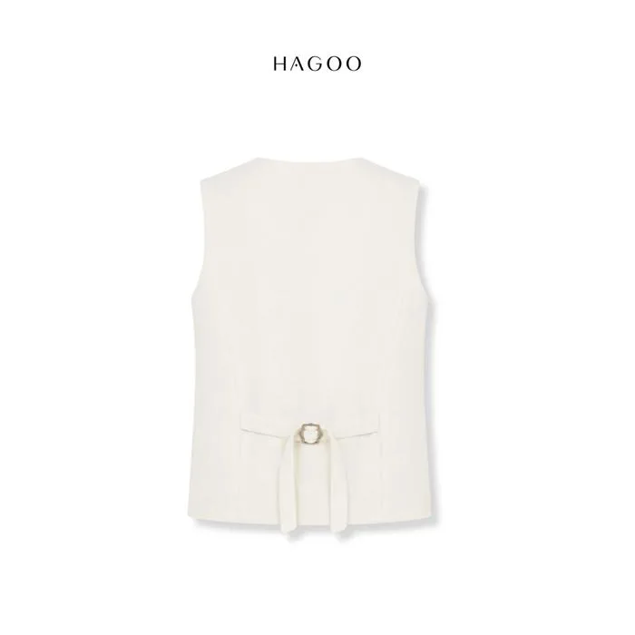 Áo gile dáng suông Basic