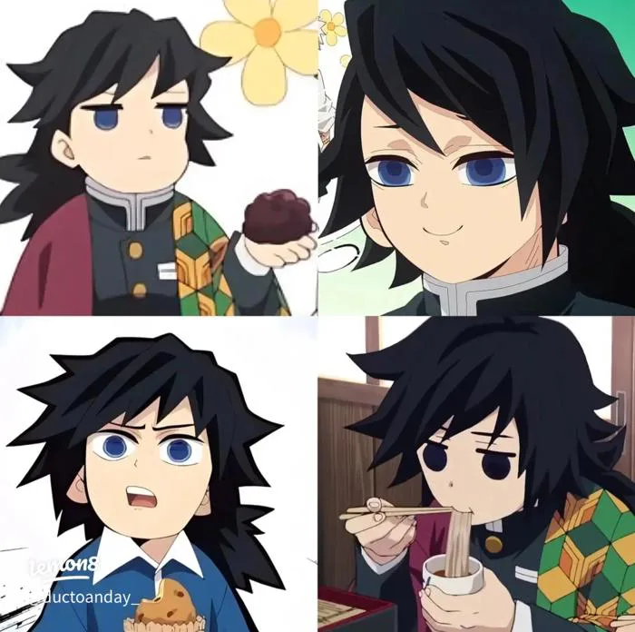 Meme Kimetsu no Yaiba chibi cute: Giyuu, Zenitsu, Shinobu… siêu hài