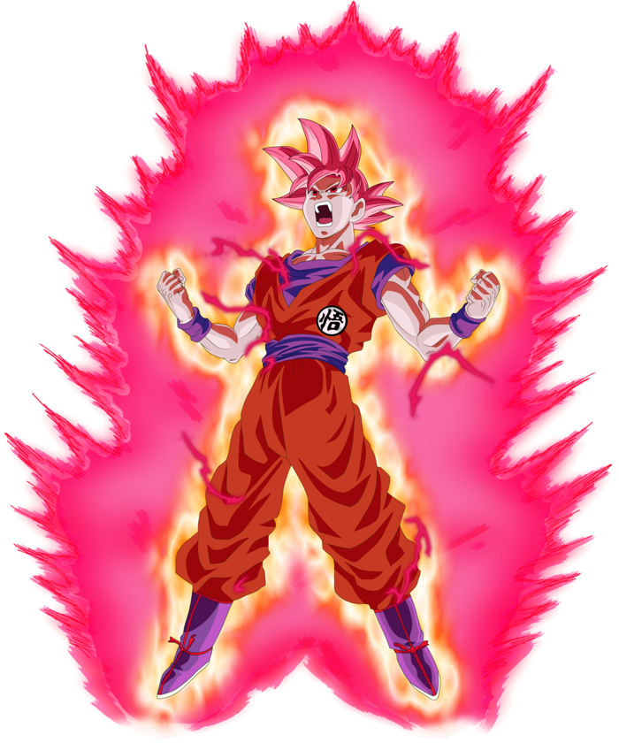 Siêu Saiyan God Kaioken [ảnh Goku gốc của DragonBallAffinity] : r/dbz