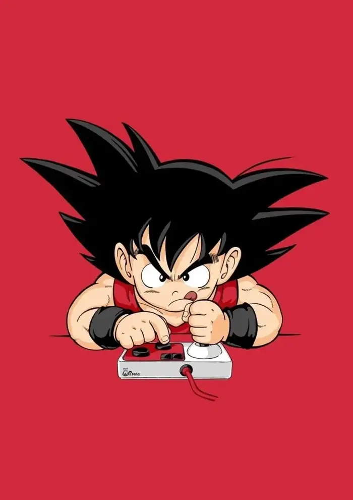 Ảnh Goku chibi cute phong cách Dragon Ball cực hấp dẫn