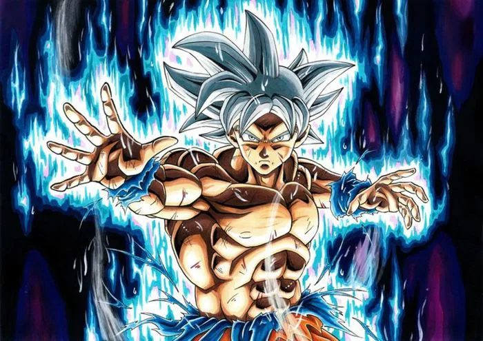 Hình ảnh Goku Bản Năng Vô Cực đẹp nhất - Ảnh hoạt hình