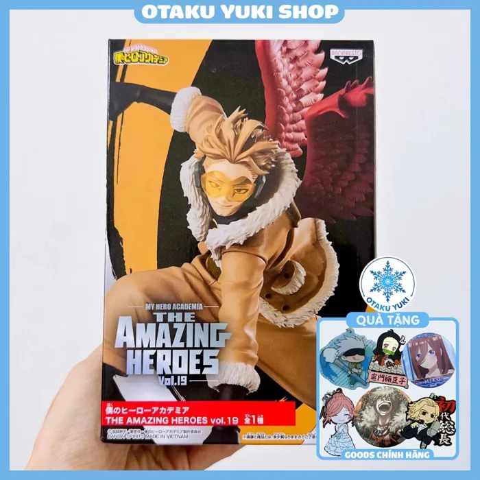 Mô Hình Hawks - The Amazing Heroes Vol 19 Boku No Hero Academia Figure  (Banpresto)