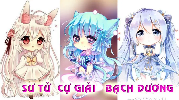 hình ảnh chibi của 12 cung hoàng đạo thật dễ thương