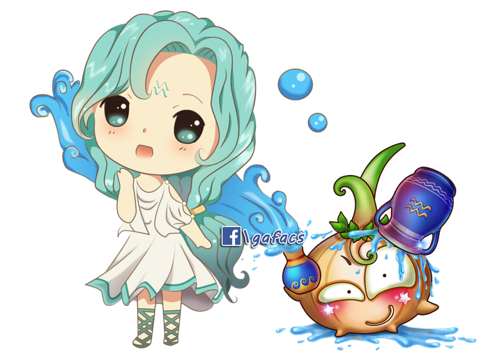Ảnh Chibi độc đáo với 12 cung hoàng đạo dễ thương