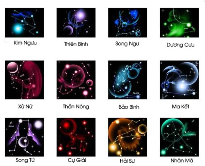 Bộ ảnh 12 cung hoàng đạo cực đẹp