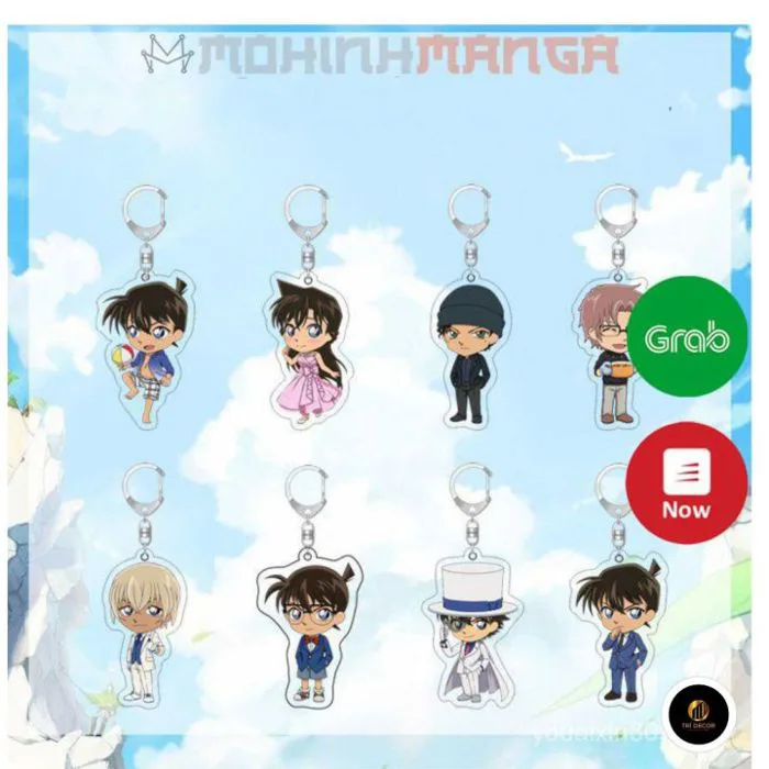 CÓ QUÀ TẶNG] Móc khoá thám tử lừng danh Conan Kudo Shinichi Haibara Ai Ran Mori Siêu đạo chích Kaito Kid Mica Acrylic | Lazada Việt Nam