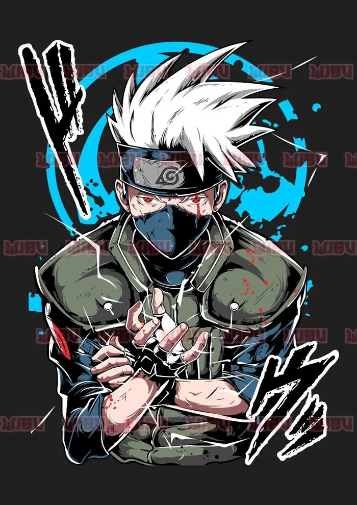 Áo thun Wibu Hatake Kakashi K3 Áo thun Wibu Hatake Kakashi K3