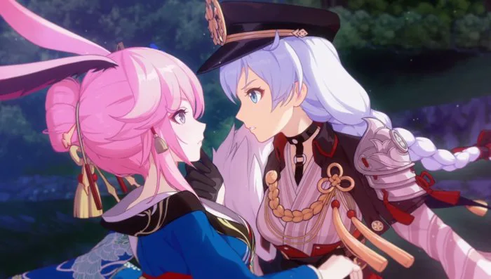 Khoảnh khắc của Kallen và Sakura : r/houkai3rd