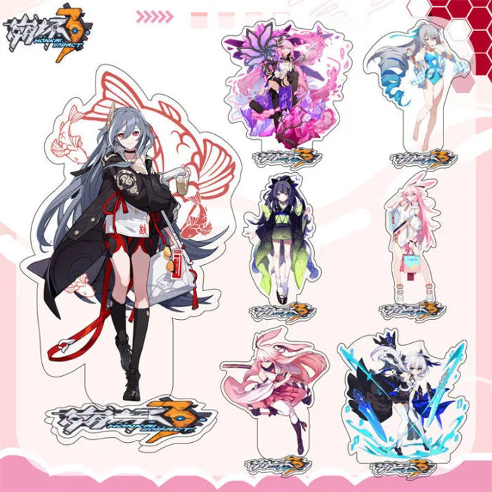 Móc Khoá, Standee, Tranh Kính Mô Honkai Impact 3 Kallen Kaslana, Raiden  Mei, Yae Sakura Trang Trí Bàn Học, Làm Việc | Lazada Việt Nam